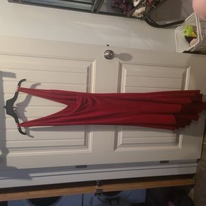 Beautiful red sparkly dress